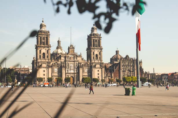 A view of Mexico City, MX
